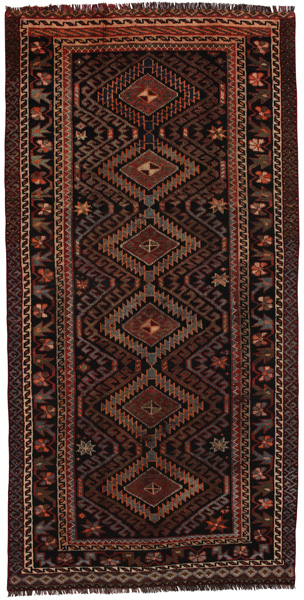 Afshar - old Perser Teppich 280x140