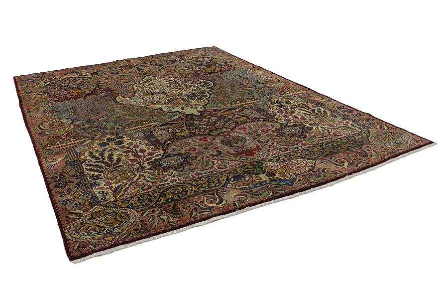 Kashmar - old Perser Teppich 382x294 - Abbildung 1