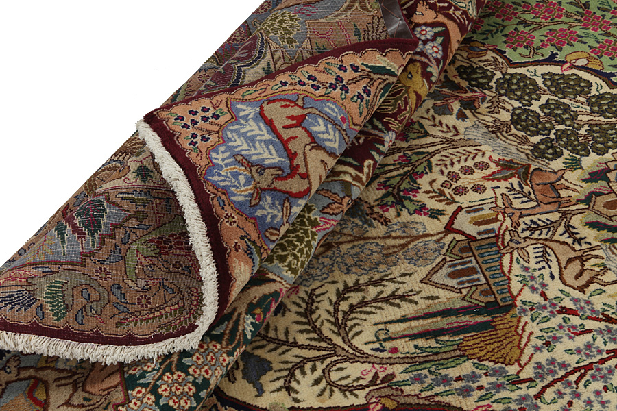 Kashmar - old Perser Teppich 382x294 - Abbildung 4
