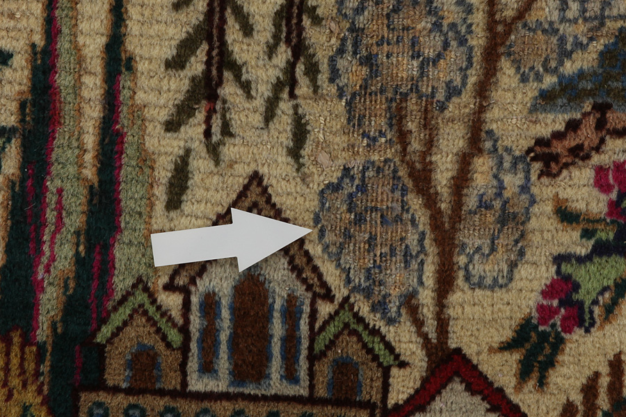 Kashmar - old Perser Teppich 382x294 - Abbildung 13