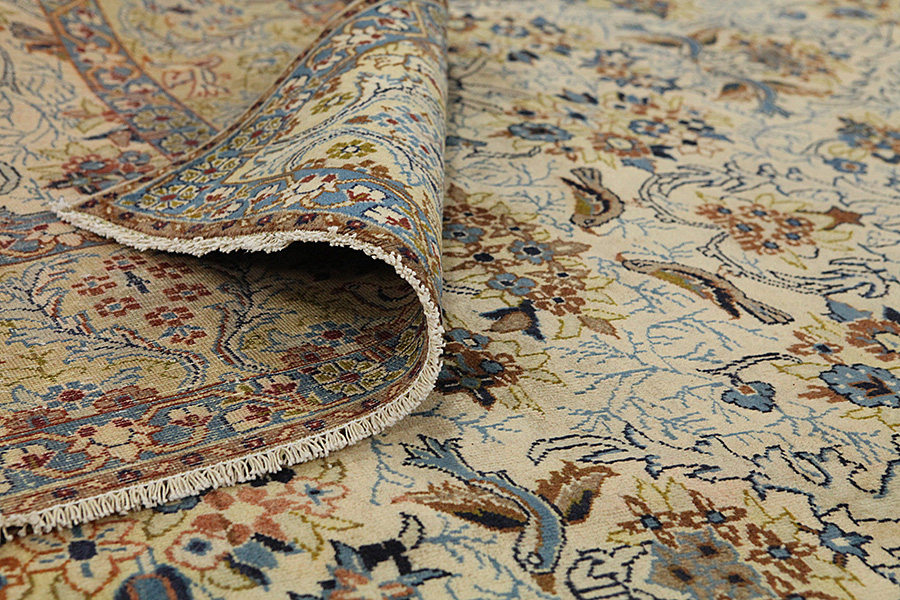 Isfahan - Antique Perser Teppich 318x233 - Abbildung 4