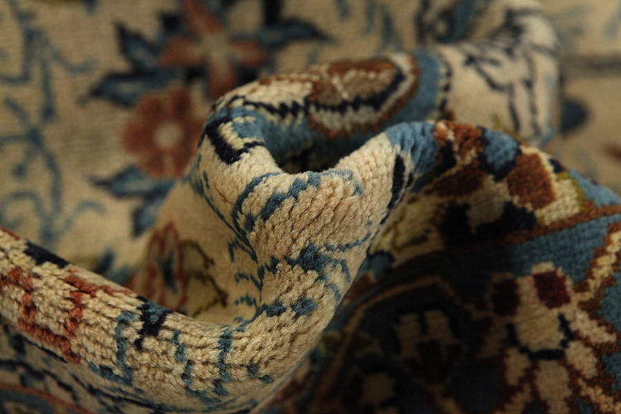Isfahan - Antique Perser Teppich 318x233 - Abbildung 6