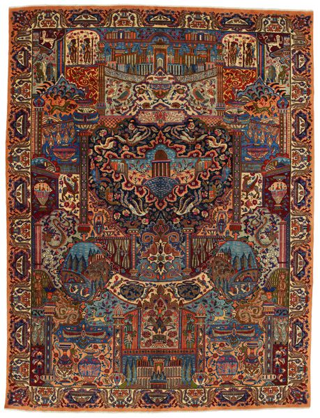 Kashmar - Mashad Perser Teppich 390x293