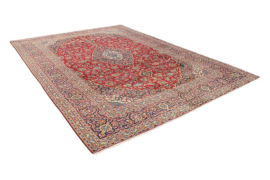Keshan Perser Teppich 387x275 - Abbildung 1