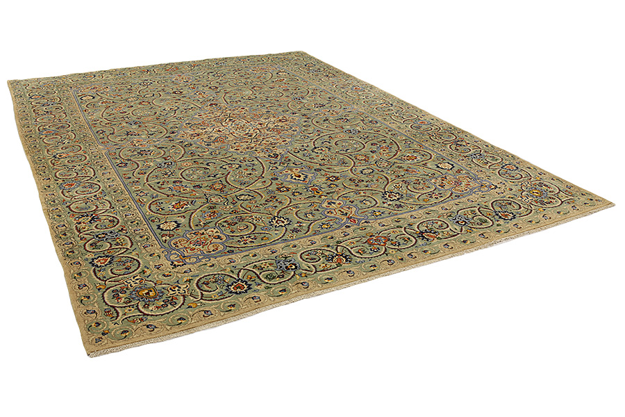 Keshan Perser Teppich 398x294 - Abbildung 1