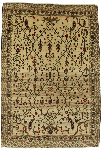 Gabbeh - Bakhtiari Perser Teppich 328x221