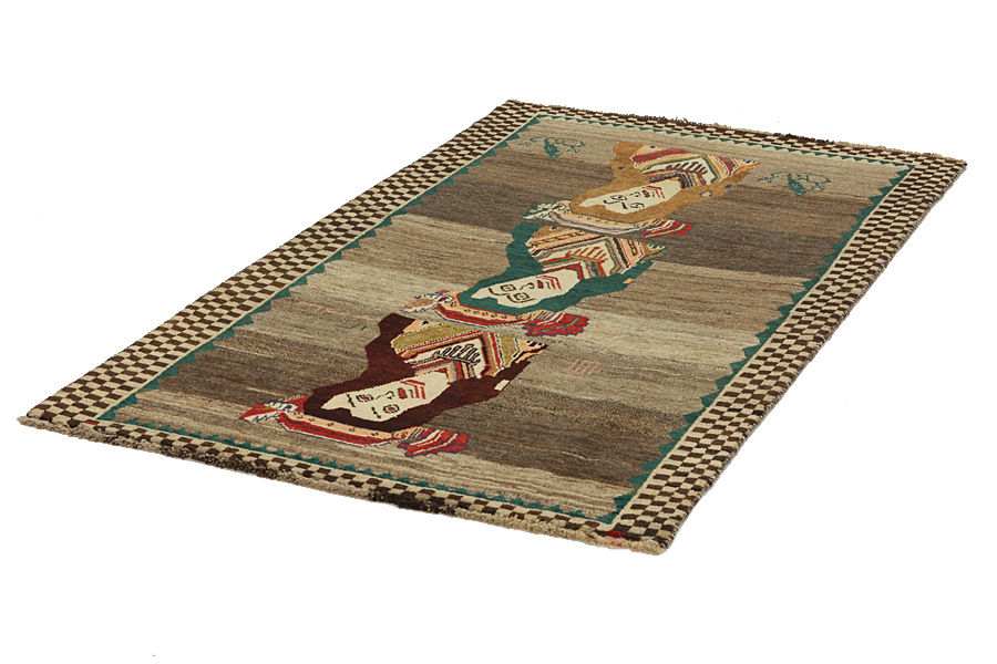 Gabbeh - Qashqai Perser Teppich 212x123 - Abbildung 2
