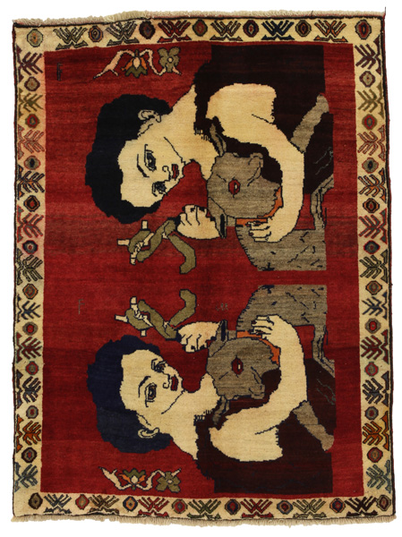 Gabbeh - Qashqai Perser Teppich 150x112