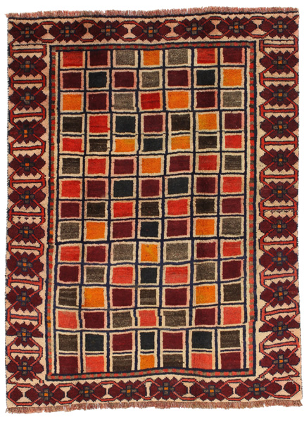 Gabbeh - Bakhtiari Perser Teppich 187x140