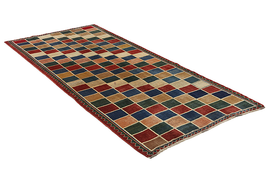 Gabbeh - Bakhtiari Perser Teppich 286x124 - Abbildung 1