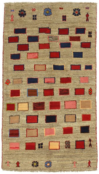 Gabbeh - Qashqai Perser Teppich 185x106