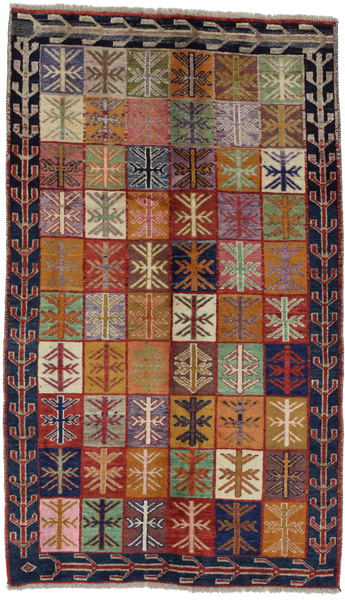 Gabbeh - Bakhtiari Perser Teppich 212x126
