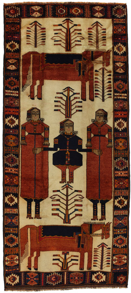 Lori - Qashqai Perser Teppich 333x147