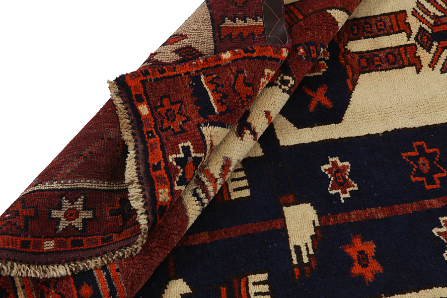 Bakhtiari - Qashqai Perser Teppich 359x140 - Abbildung 4