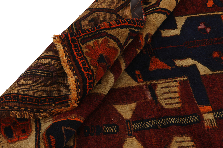 Bakhtiari - Qashqai Perser Teppich 359x138 - Abbildung 4