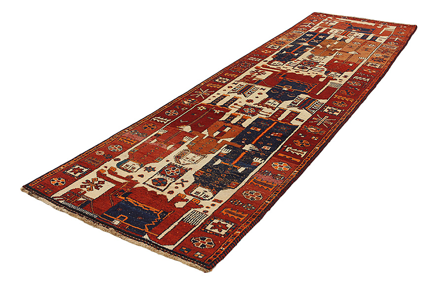 Bakhtiari - Qashqai Perser Teppich 477x128 - Abbildung 2