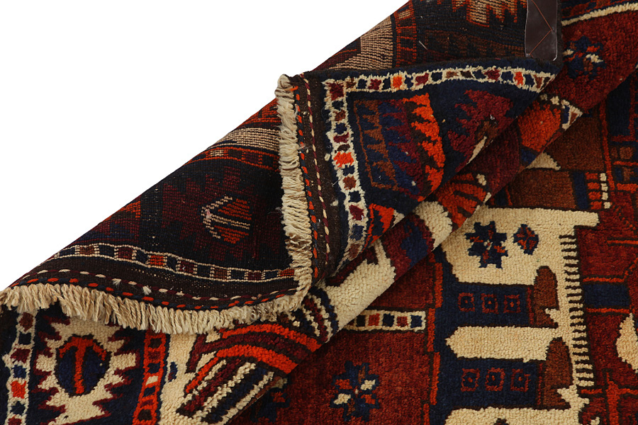 Bakhtiari - Qashqai Perser Teppich 406x157 - Abbildung 4