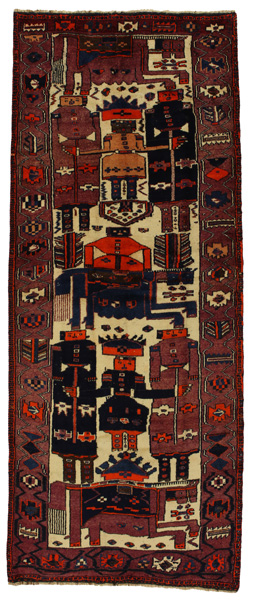 Bakhtiari - Qashqai Perser Teppich 348x138