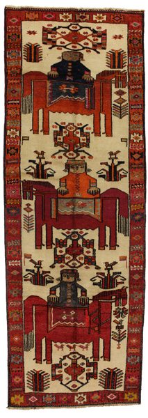 Bakhtiari - Qashqai Perser Teppich 360x123