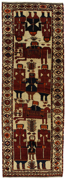 Bakhtiari - Lori Perser Teppich 418x146