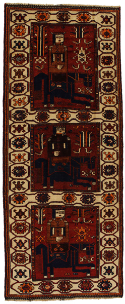 Bakhtiari - Qashqai Perser Teppich 374x149
