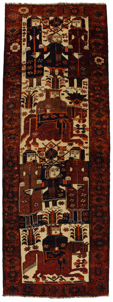Bakhtiari - Qashqai Perser Teppich 400x141