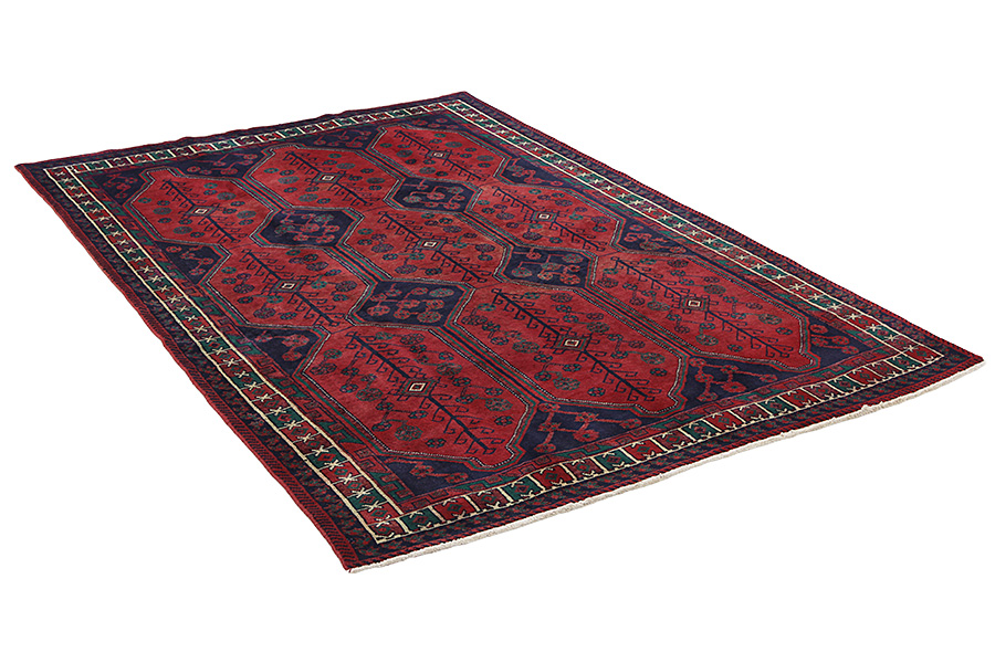 Afshar - Sirjan Perser Teppich 236x157 - Abbildung 1