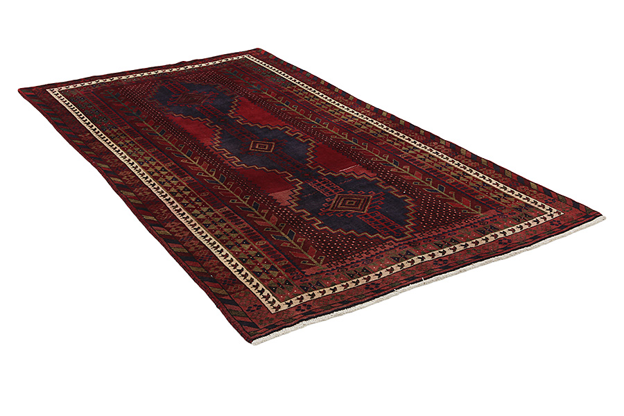 Afshar - Sirjan Perser Teppich 252x148 - Abbildung 1