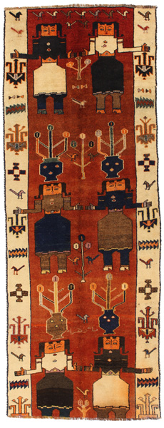 Bakhtiari - Qashqai Perser Teppich 322x120