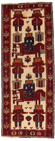 Bakhtiari - Qashqai Perser Teppich 380x149