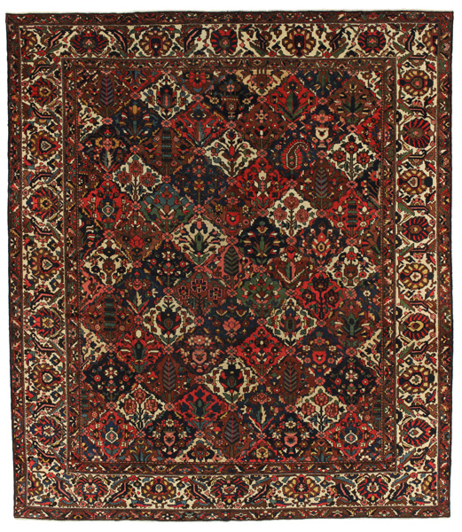 Bakhtiari - old Perser Teppich 397x345