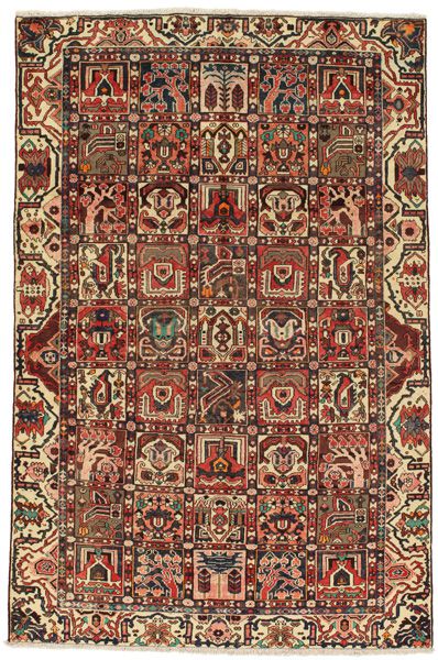 Bakhtiari - old Perser Teppich 285x186