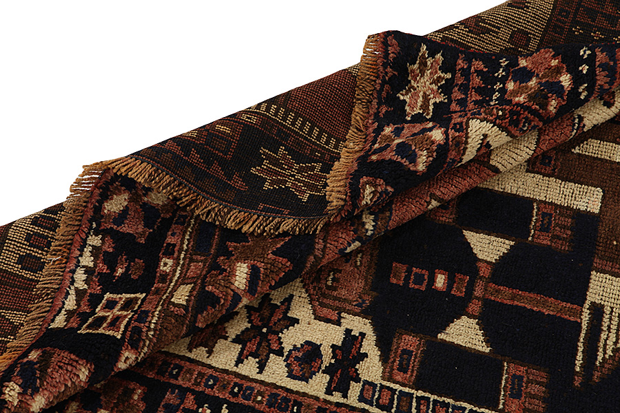 Bakhtiari - Qashqai Perser Teppich 350x134 - Abbildung 4