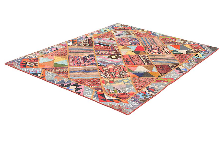 Patchwork Perser Teppich 205x157 - Abbildung 2