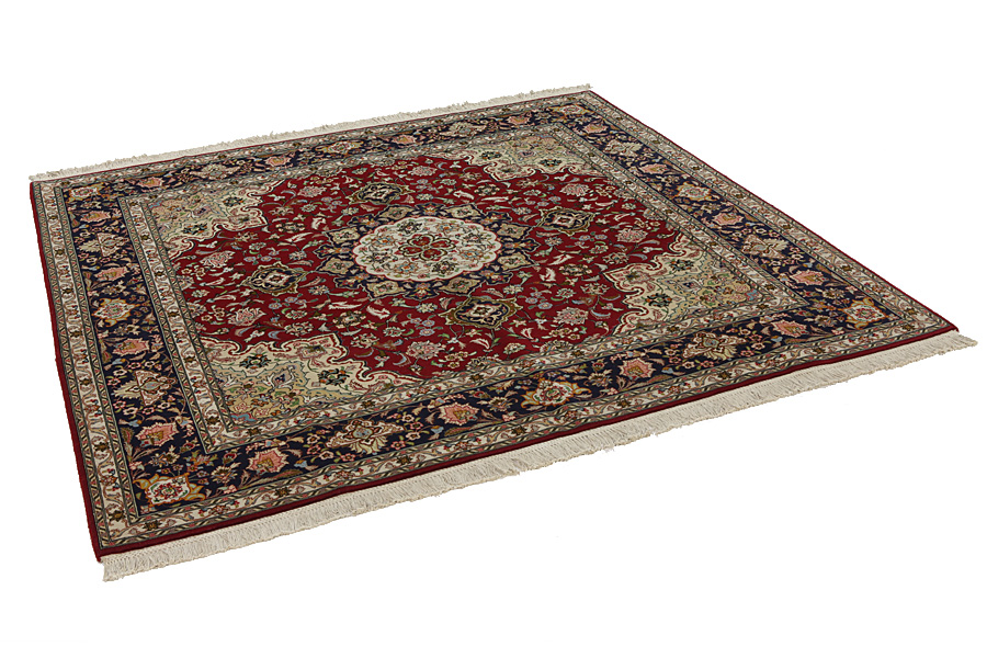 Tabriz Perser Teppich 200x200 - Abbildung 1