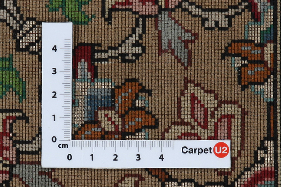 Tabriz Perser Teppich 200x200 - Abbildung 4