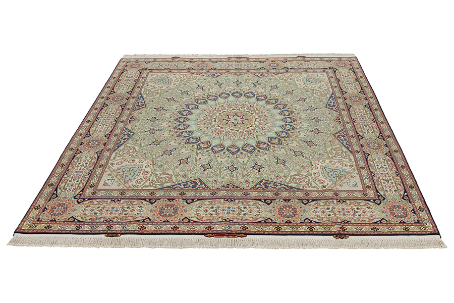 Tabriz Perser Teppich 206x200 - Abbildung 3
