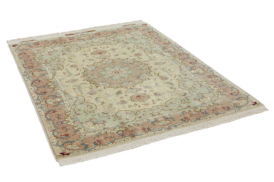 Tabriz Perser Teppich 194x150 - Abbildung 1