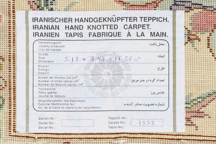 Tabriz Perser Teppich 512x343 - Abbildung 12