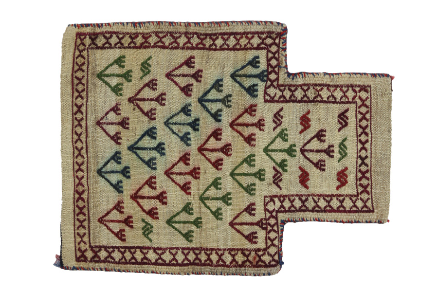 Qashqai - Saddle Bag Perser Teppich 47x36 - Abbildung 1