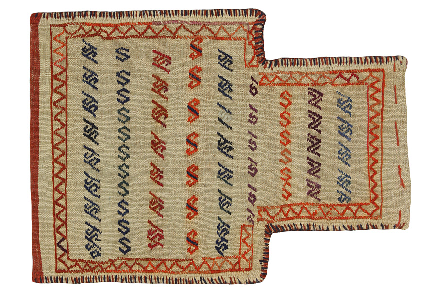 Qashqai - Saddle Bag Perser Teppich 49x36 - Abbildung 1