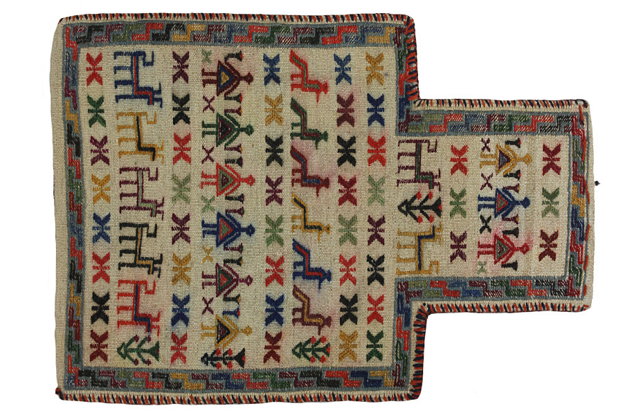 Qashqai - Saddle Bag Perser Teppich 52x38 - Abbildung 1