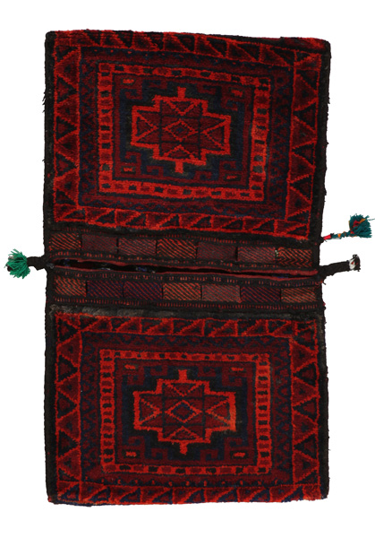 Jaf - Saddle Bag Turkmenischer Teppich 98x57