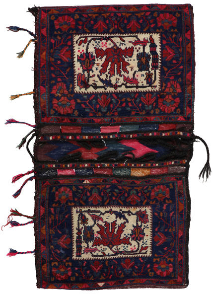 Afshar - Saddle Bag Persische Webware 140x78