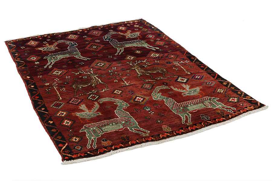 Lori - Gabbeh Perser Teppich 206x143 - Abbildung 1