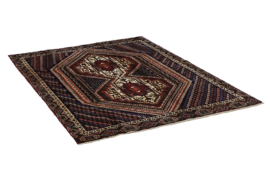 SahreBabak - Afshar Perser Teppich 200x140 - Abbildung 1