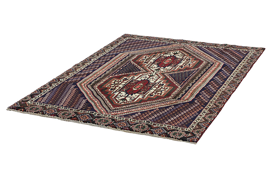 SahreBabak - Afshar Perser Teppich 200x140 - Abbildung 2