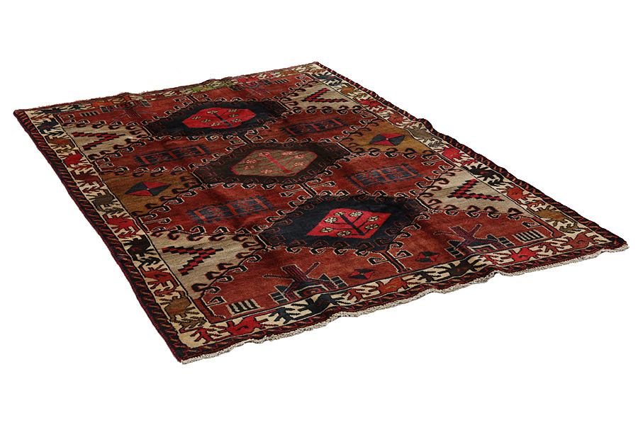 Bakhtiari - Qashqai Perser Teppich 218x150 - Abbildung 1