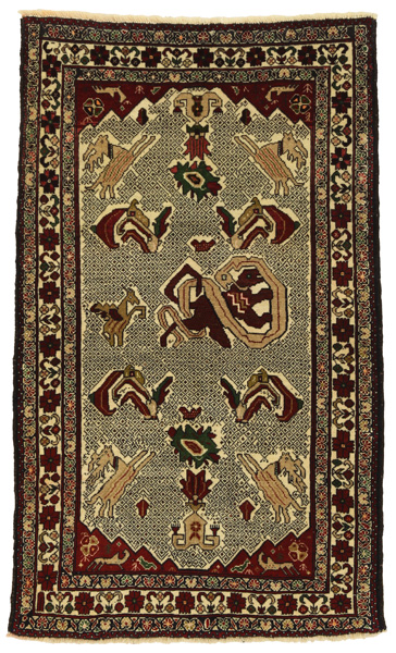 Bidjar - Kurdi Perser Teppich 130x76