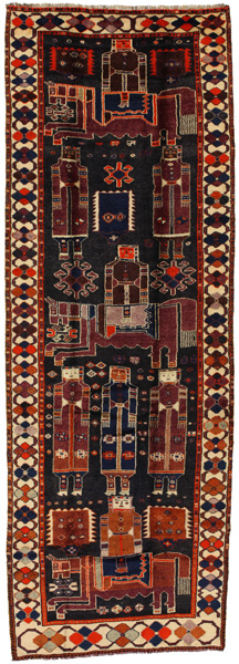 Bakhtiari - Qashqai Perser Teppich 441x148